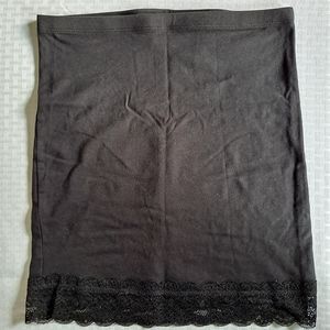 H&M black tight mini skirt NWOT